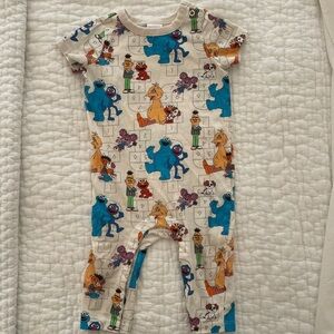 Hanna Andersson Sesame Street All Cotton Bodysuit
